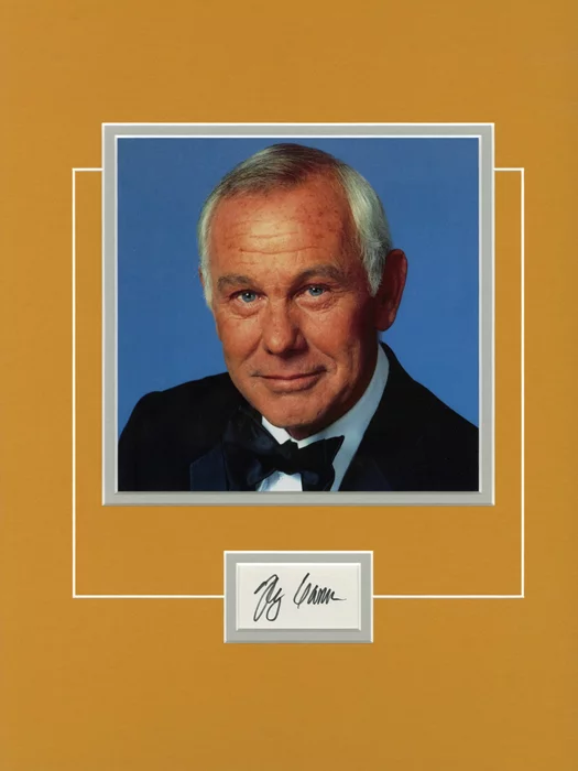 Johnny Carson autograph