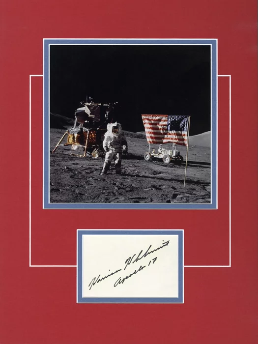 Harrison Schmitt autograph