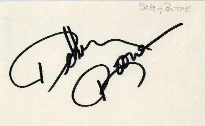 Debby Boone autograph
