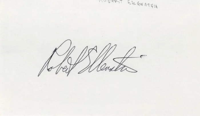Robert Ellenstein autograph
