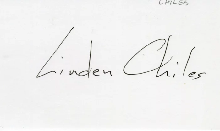 Linden Chiles autograph
