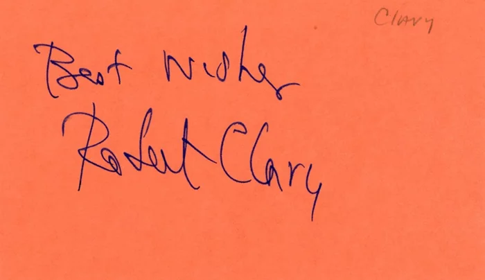 Robert Clary autograph