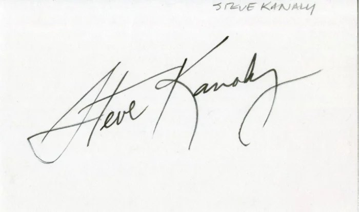 Steve Kanaly autograph