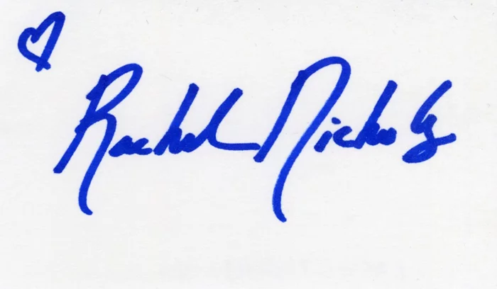 Rachel Nichols autograph