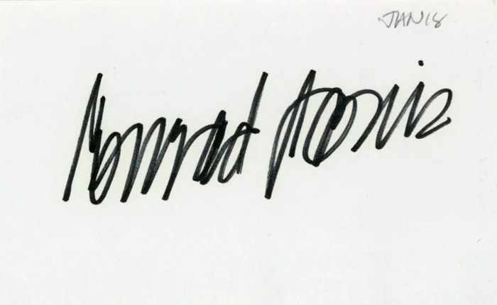Conrad Janis autograph
