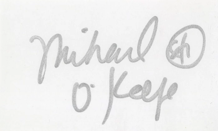 Michael O'Keefe autograph
