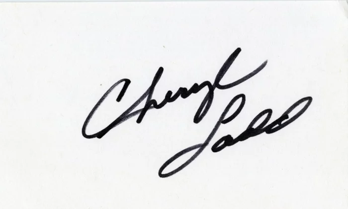 Cheryl Ladd autograph