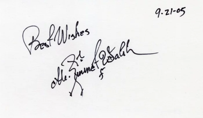 M. Emmet Walsh autograph