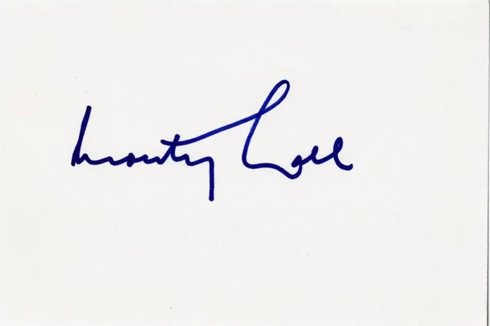 Monty Hall autograph
