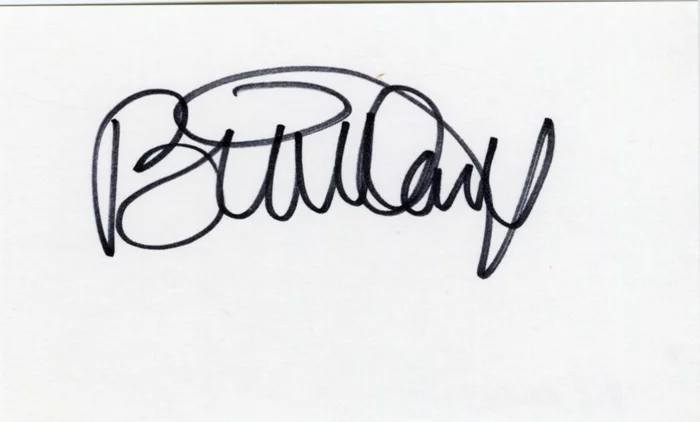 Bill Daily autograph