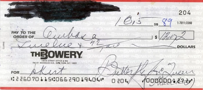 Butterfly McQueen autograph