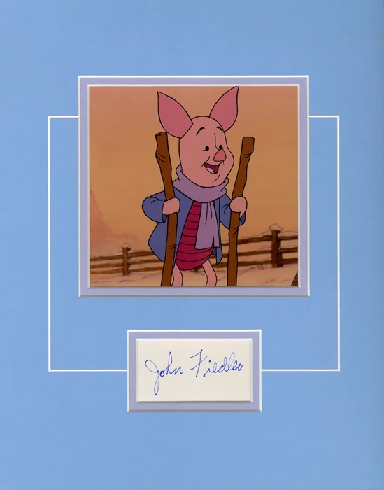 John Fiedler autograph