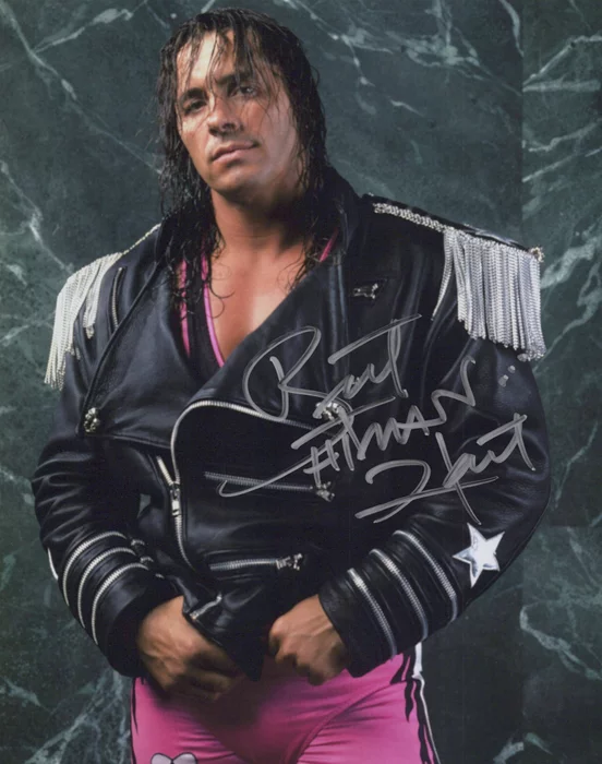 Bret Hart autograph