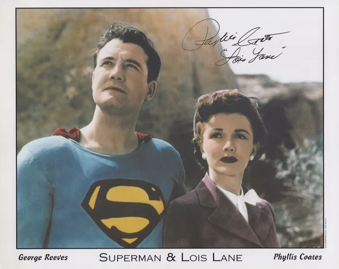 Phyllis Coates autograph