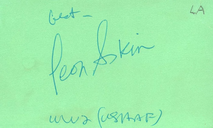 Leon Askin autograph