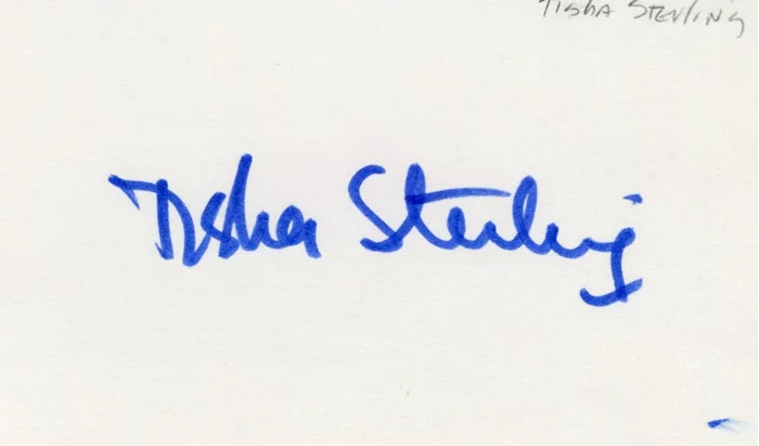 Tisha Sterling autograph