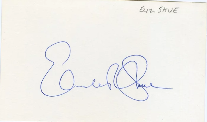 Elisabeth Shue autograph