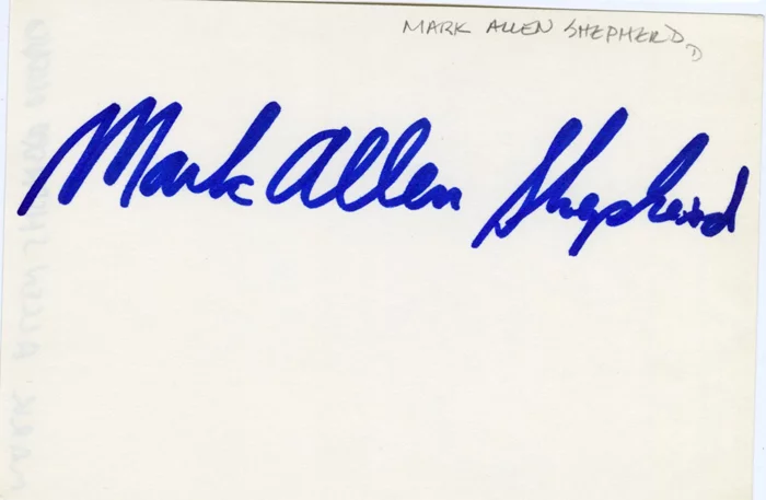 Mark Allen Shepherd autograph