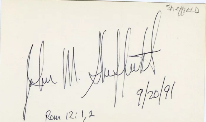 Johnny Sheffield autograph