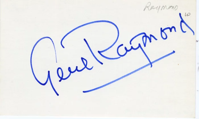 Gene Raymond autograph