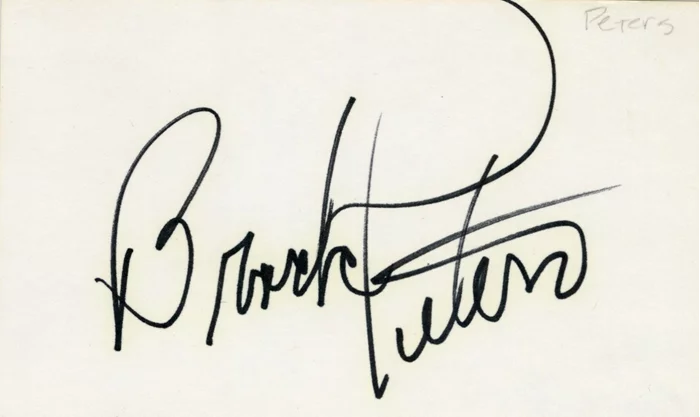 Brock Peters autograph
