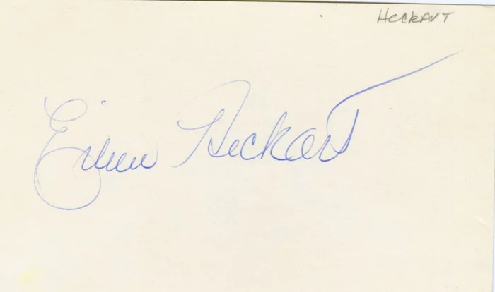 Eileen Heckart autograph
