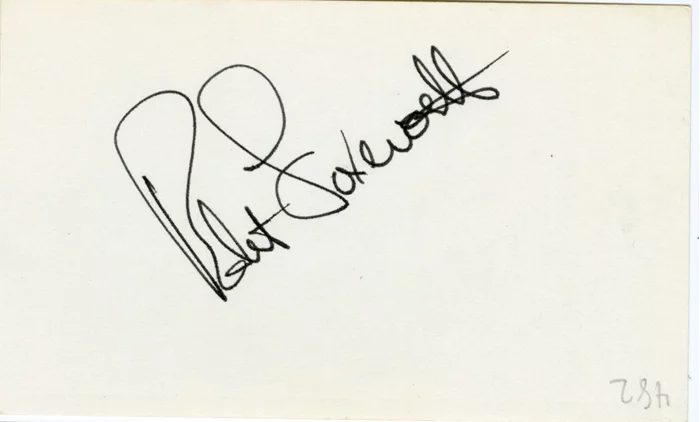 Robert Foxworth autograph