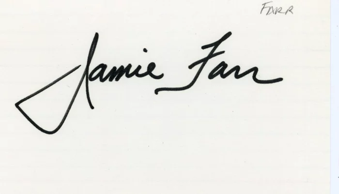Jamie Farr autograph