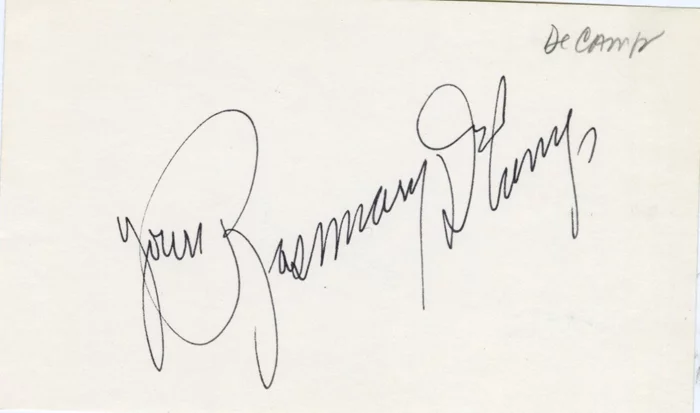 Rosemary DeCamp autograph