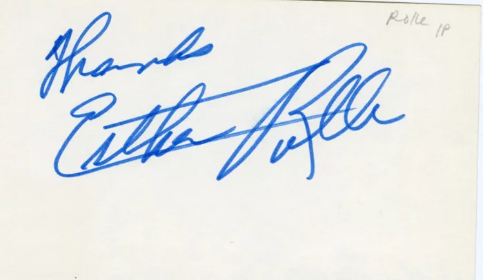 Esther Rolle autograph