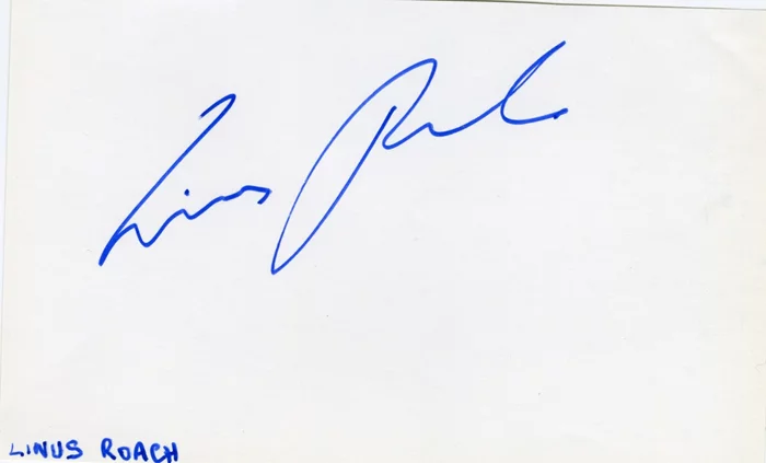 Linus Roache autograph
