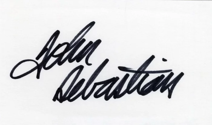 John Sebastian autograph