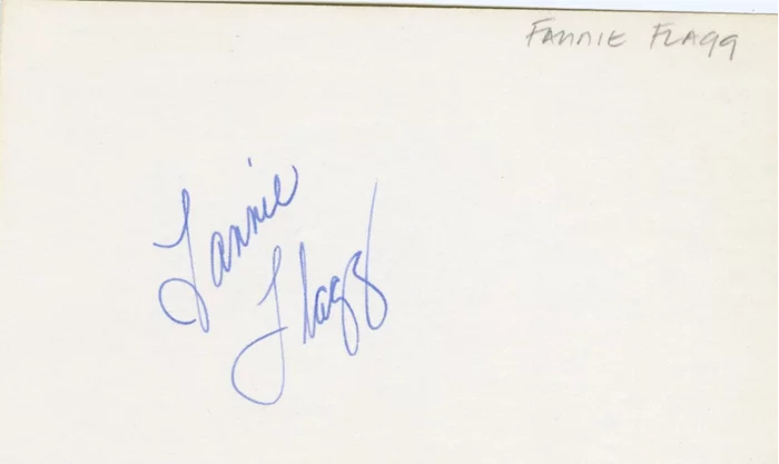 Fannie Flagg autograph