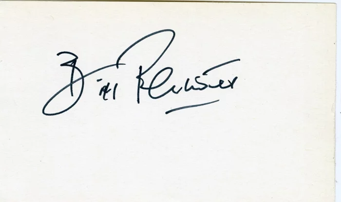 Bill Pertwee autograph