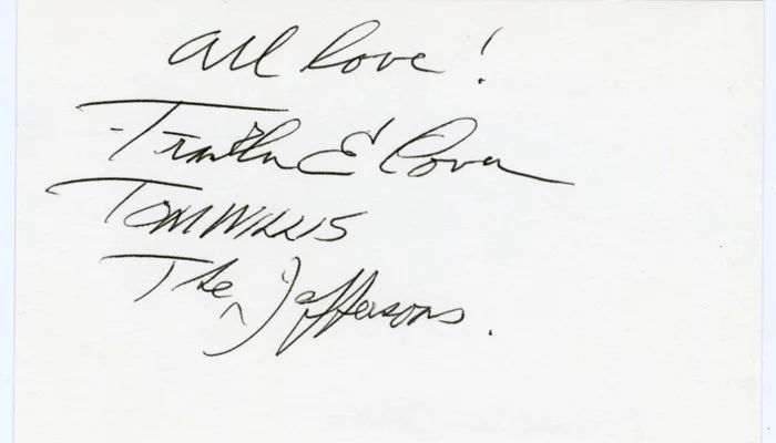 Franklin Cover autograph