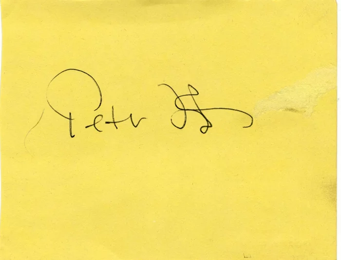 Peter Fonda autograph
