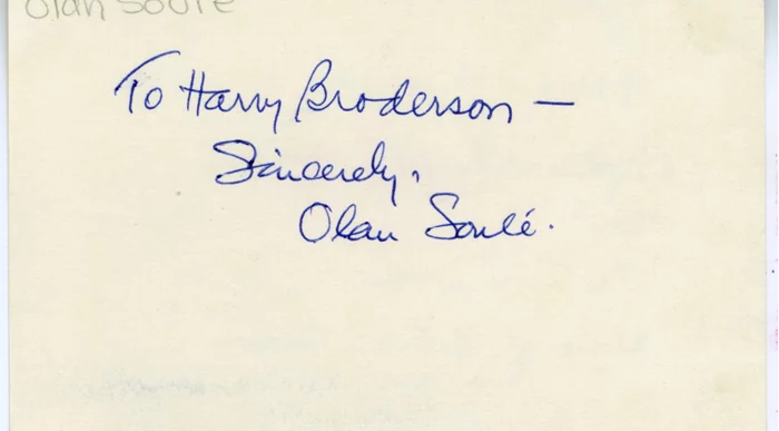 Olan Soule autograph