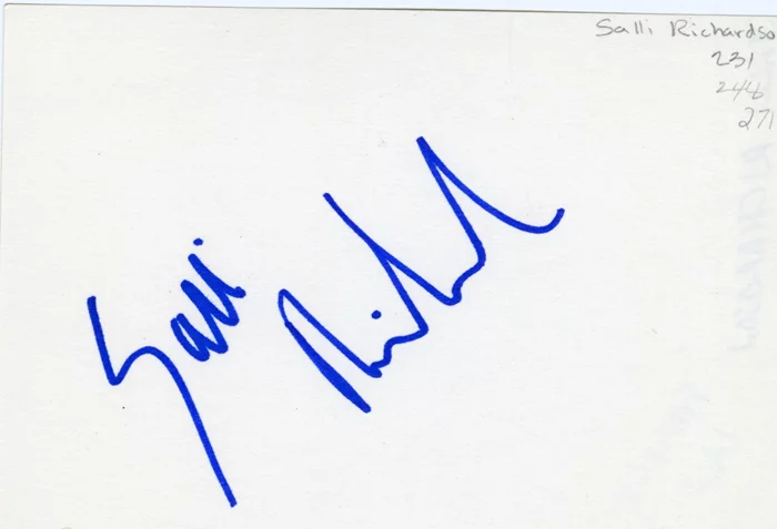 Salli Richardson autograph