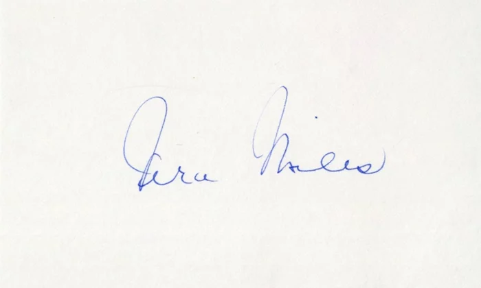 Vera Miles autograph