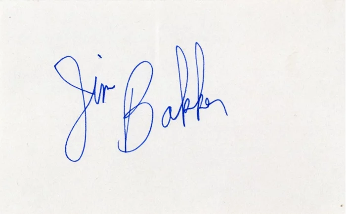 Jim Bakker autograph