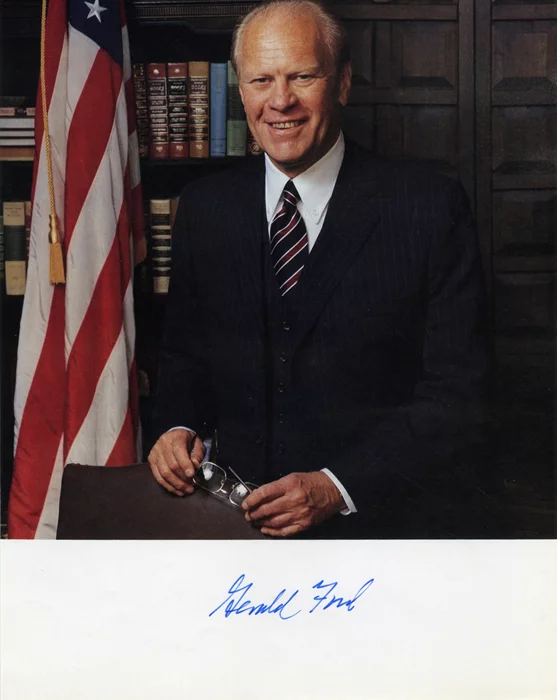Gerald Ford autograph