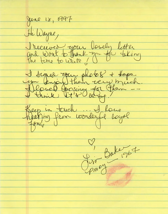 Lisa Baker autograph