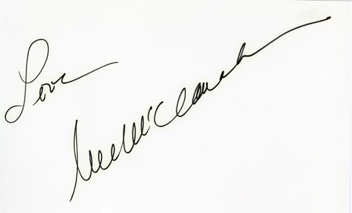 Rue McClanahan autograph