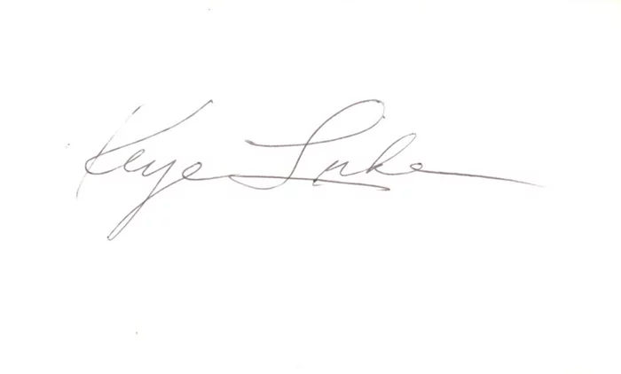 Keye Luke autograph