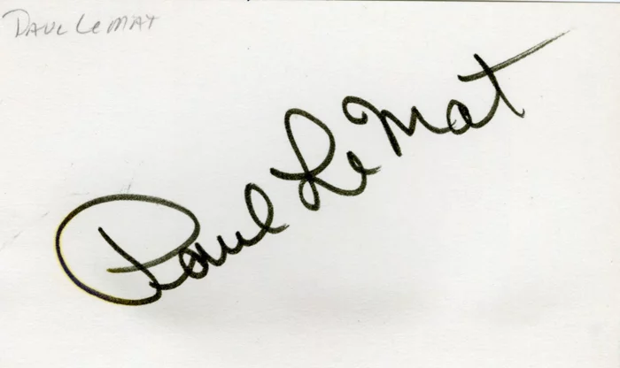 Paul LeMat autograph