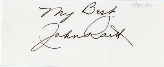 John Raitt autograph