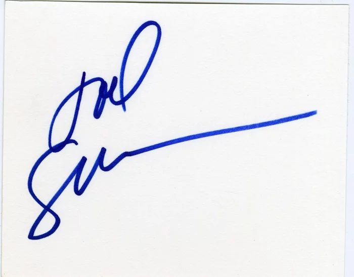 Joel Silver autograph