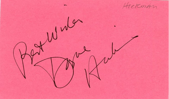 Dwayne Hickman autograph