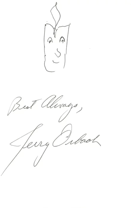 Jerry Orbach autograph