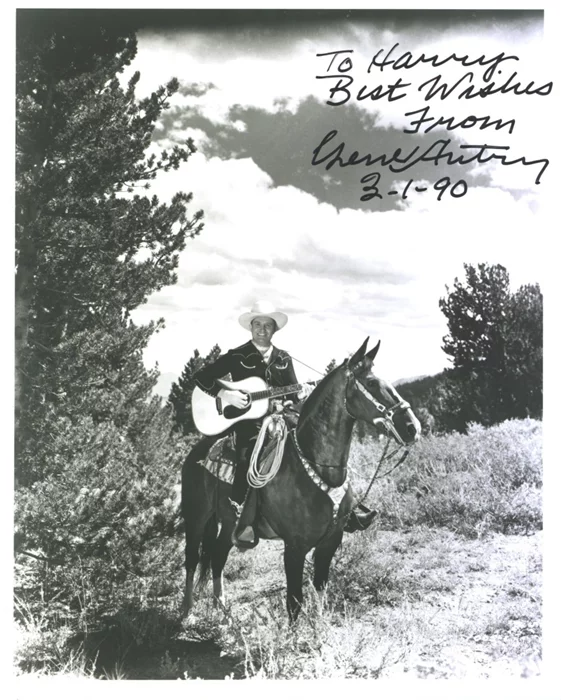 Gene Autry autograph